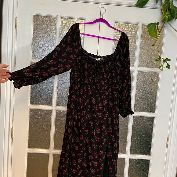 American Eagle Crepe Shirred Chest Dress XXL - Picture 4 of 6